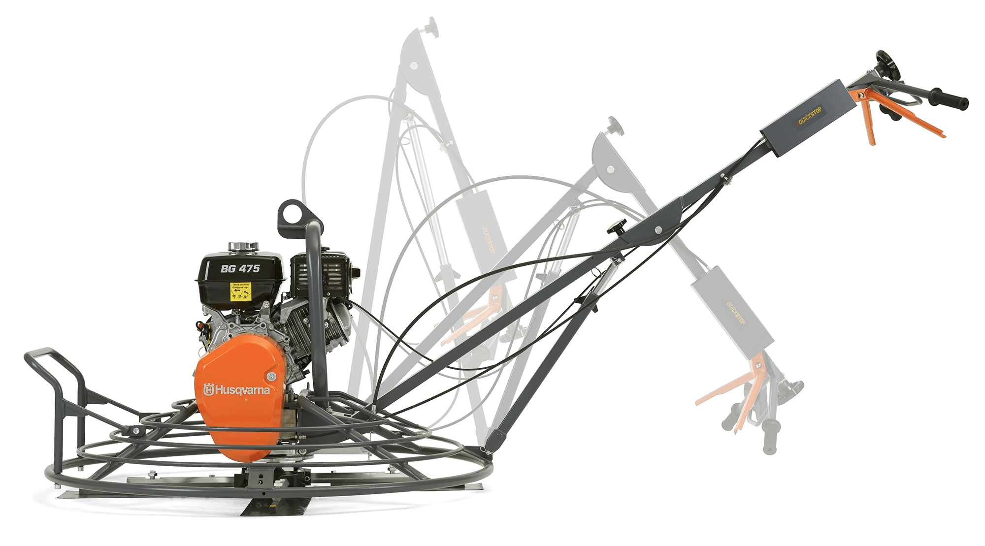 Truelle mécanique BG 475 H9 L BC TP 1200MM-105KG HONDA GX270-6,6KW-4 PALES HUSQVARNA - 967929201