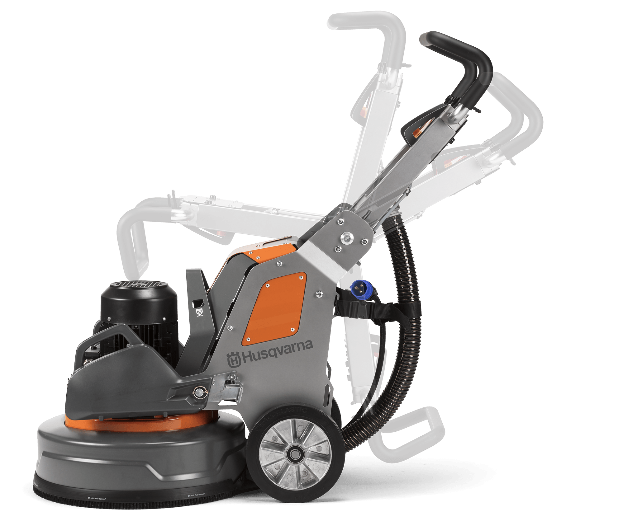 Ponçeuse PG 540 - 230 V MONOPHASE livrée avec un jeu de 18 segments G1443S HUSQVARNA - 967 97 74-05