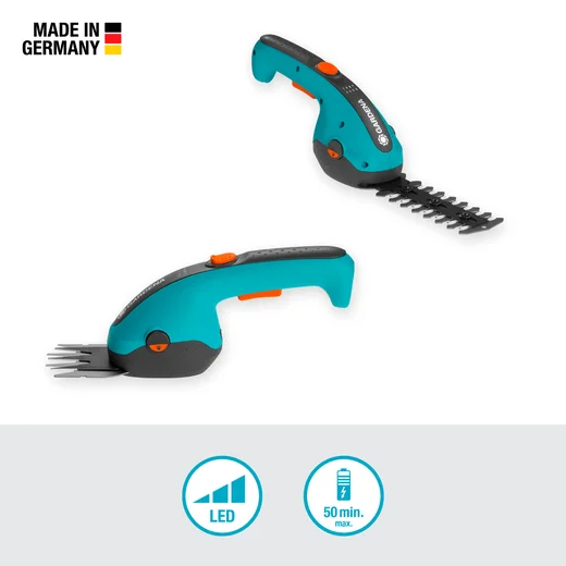 Kit cisaille à gazon ClassicCut Li + lame taille-buissons - GARDENA - 9885-20