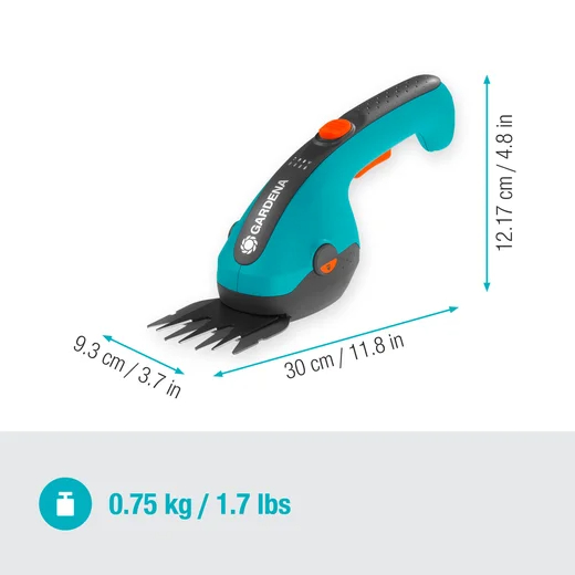 Kit cisaille à gazon ClassicCut Li + lame taille-buissons - GARDENA - 9885-20