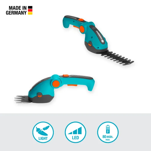 Kit cisaille à gazon ComfortCut Li + lame taille-buissons - GARDENA - 9888-20