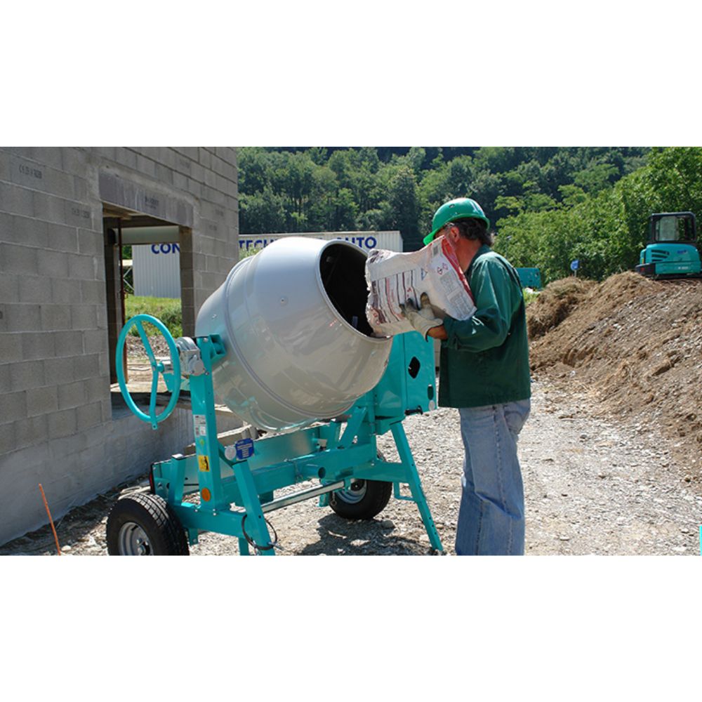 Bétonnière SYNTESI 250R monophasé et plaque feux - IMER - 01015721