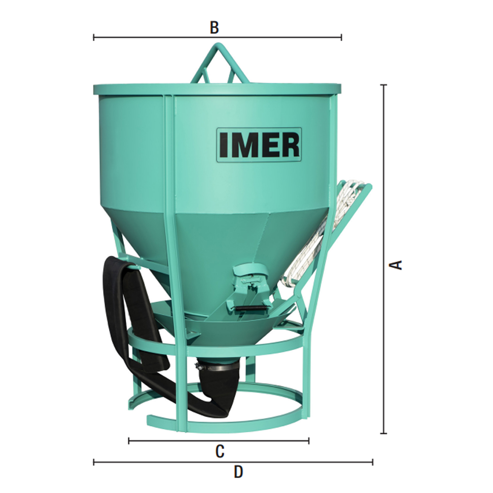 Benne CT-99 / 1000L à tuyau - IMER - 070205CT099