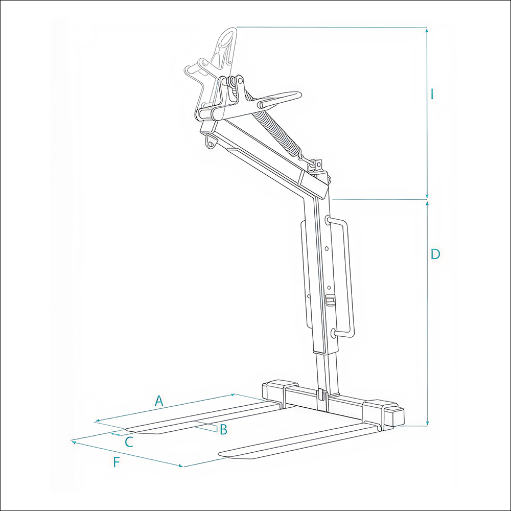 Lève palette MBRA-20CP balancement auto + protection - IMER - 070302MBRA020CP