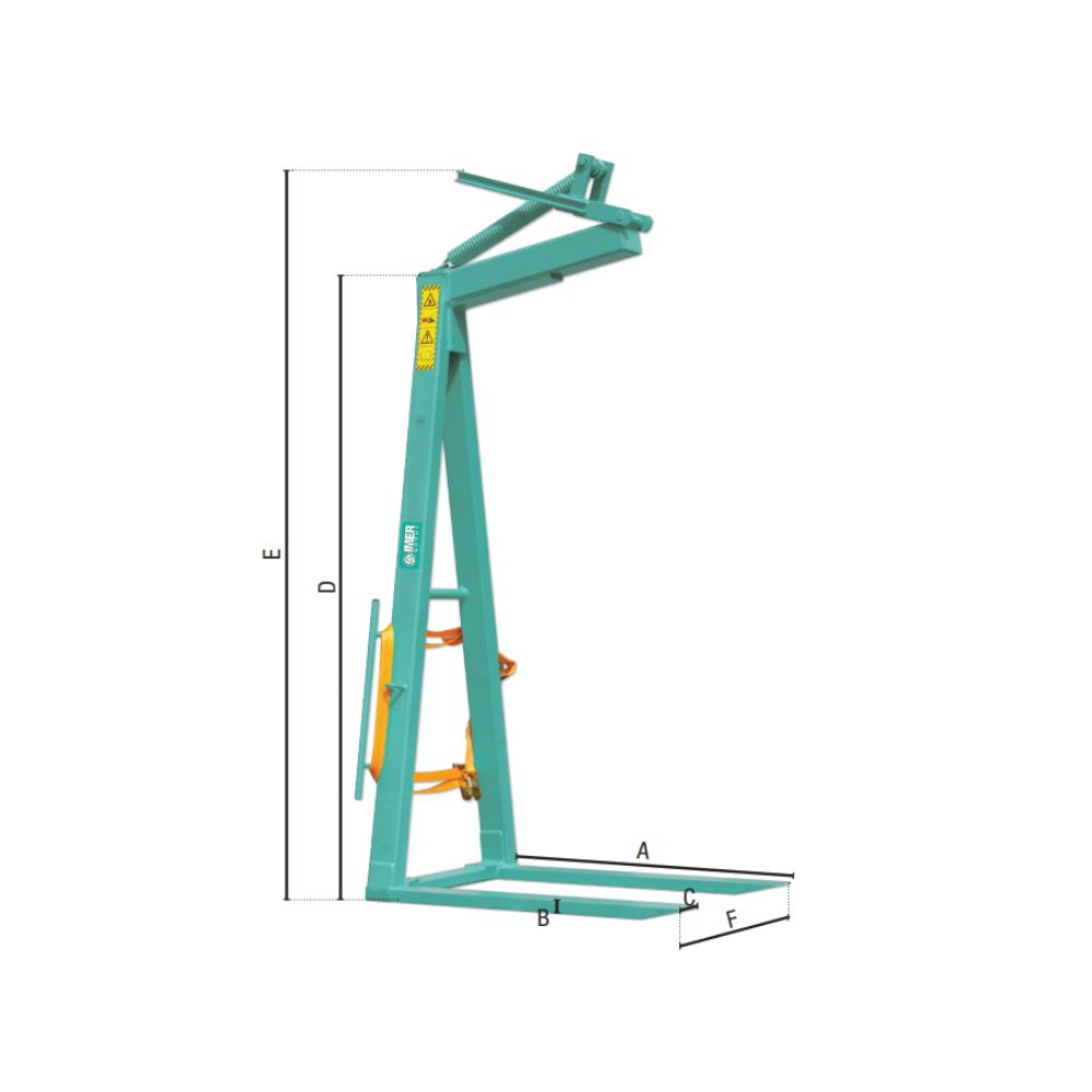 Lève palette MBL-A15H/ balancement auto H175 - IMER - 070303MBLA015