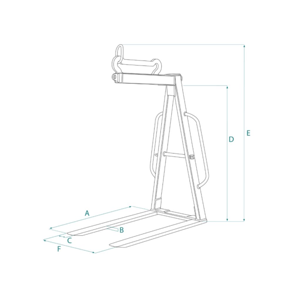 Lève palette MBL-R15H/ balancement manuel H175 - IMER - 070304MBLR015