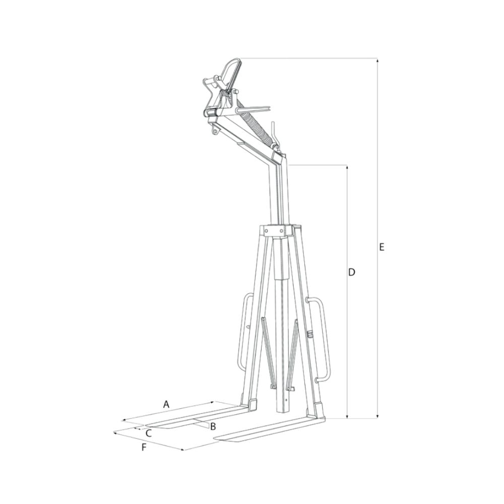Lève palette MBA-20H à compas balancement auto - IMER - 070309MBA020H