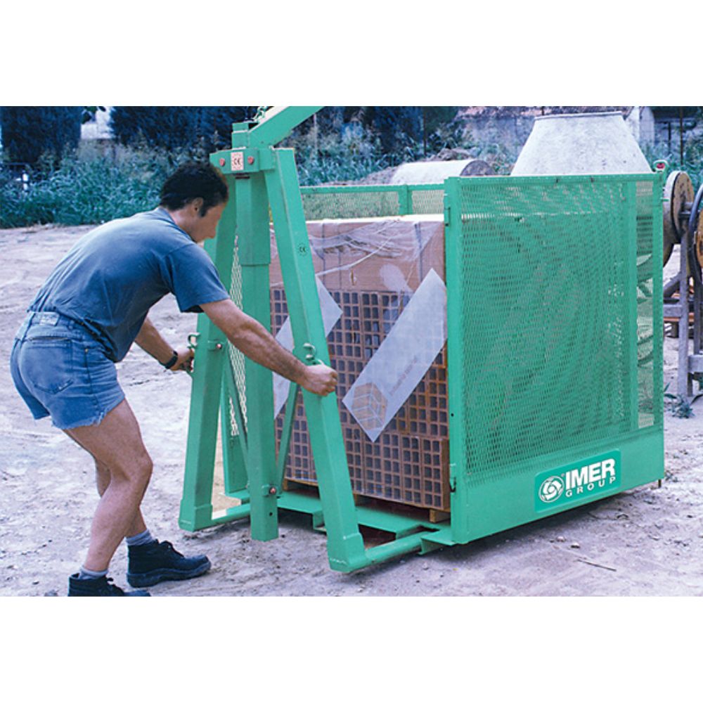 Cage sécurisée CST pour manutention palettes - IMER - 079099CST