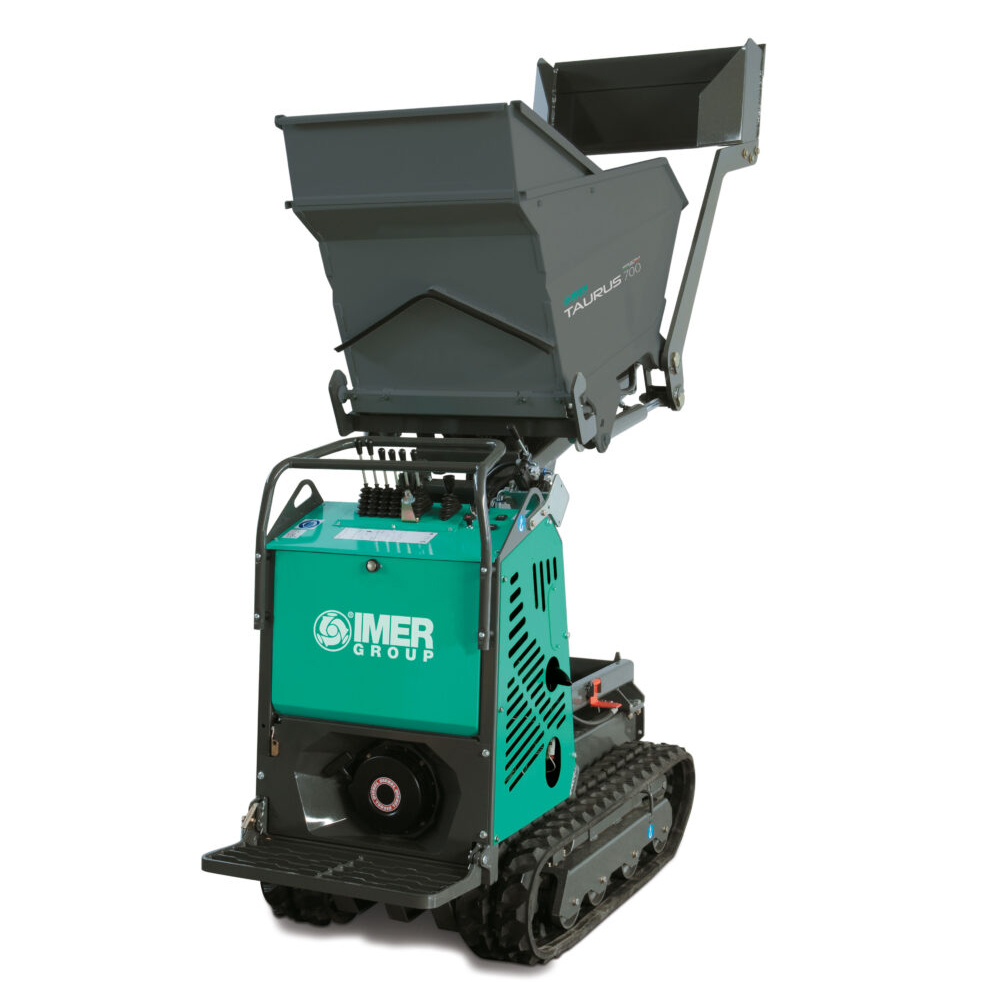 Mini-transporteur TAURUS 700 CPE-B8AE essence benne + pelle + voie variable - IMER - 1108065