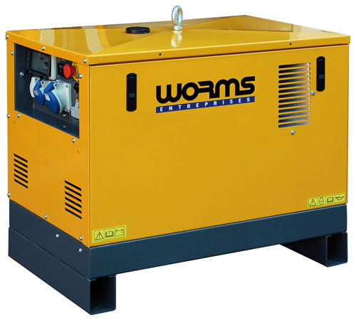 GROUPE ELECTROGENE WORMS SUBARU INSONORISE MONOPHASE DIESEL 6KVA -6000DMYN