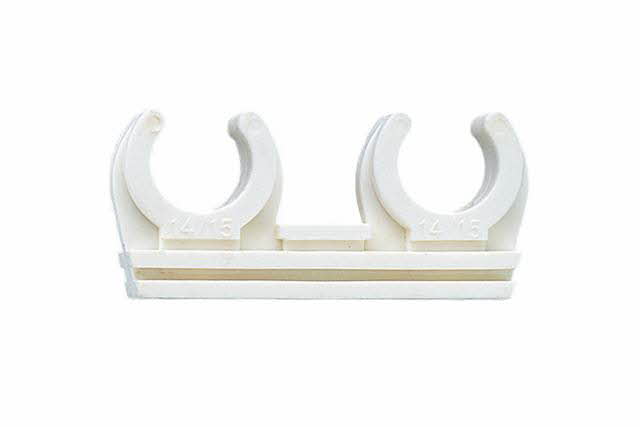 BOITE INDEX DE 50-CLIP NYLON SIMPLE AVEC INSERT EN LAITON M6 FILETAGE M6 Ø MM L MM -ABID020