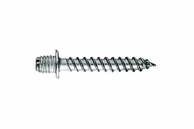 Boite de 100-Patte à vis pour collier zinguée Filetage M8 Diam. mm L 60 mm INDEX-ABTA0860