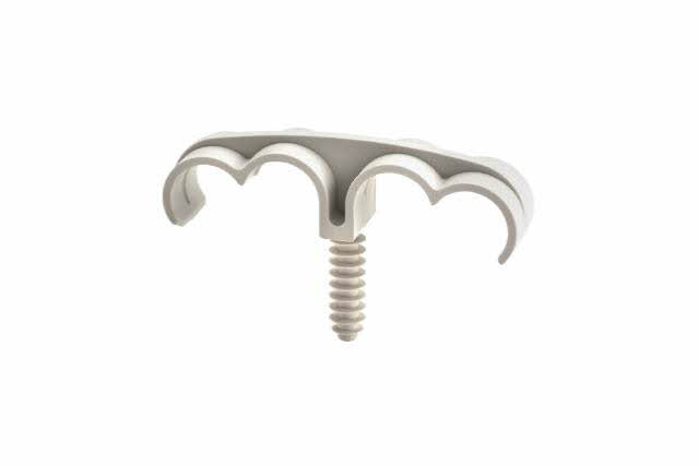 BOITE INDEX DE 50-CLIP QUADRUPLE POUR FIXATION DE TUYAU INDEXRING FILETAGE M Ø MM L MM -ABTC025