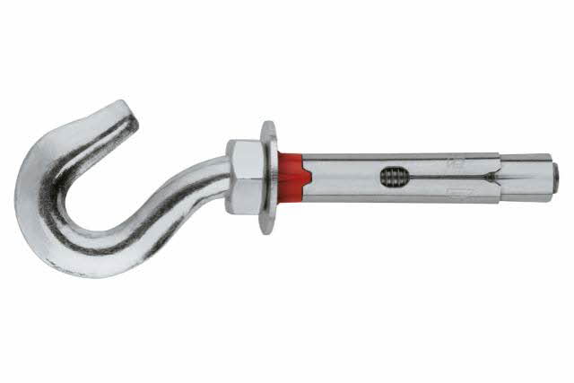 BOITE INDEX DE 100-CHEVILLE ANTI-ROTATION CROCHET FORGÉ INOXYDABLE A2 FILETAGE M6 Ø 8 MM L 45 MM-ACHGA208C