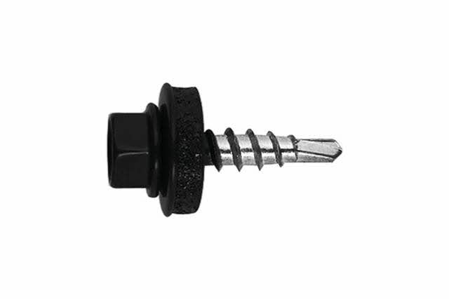 BOITE INDEX DE 250-VIS AUTOPERCEUSE ACIER-BOIS LAQUÉE NOIR RAL 9011 FILETAGE M4.8 Ø MM L 19 MM -AFNE144819