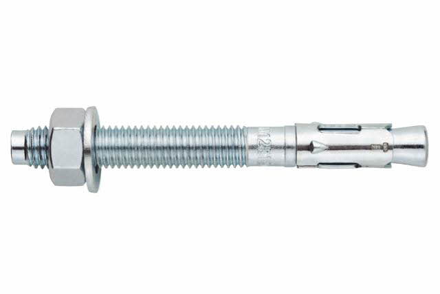 Boite de 100-Goujon d'ancrage zinguée Filetage M10 Diam. 10 mm L 80 mm INDEX-AM10080