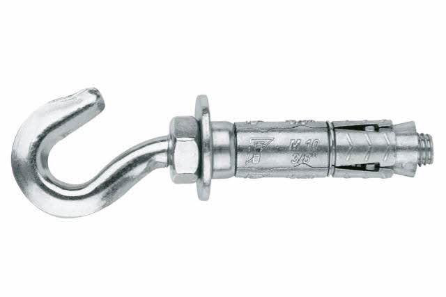 BOITE INDEX DE 25-CHEVILLE POUR FIXATION MI-LOURDES CROCHET FORGÉ FILETAGE M10 Ø 16 MM L 56 MM -AZAMGFO10