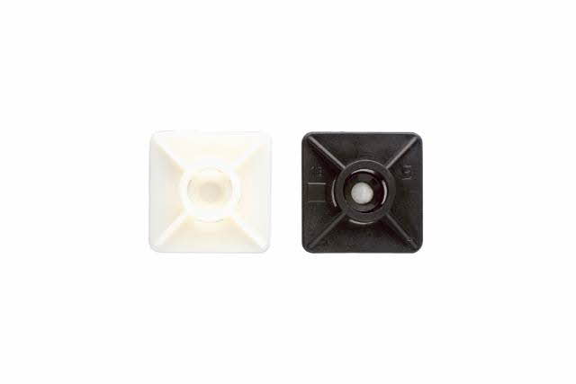 Boite de 100 Base adhesive INDEX deux voies L 19 mm -BBANA19