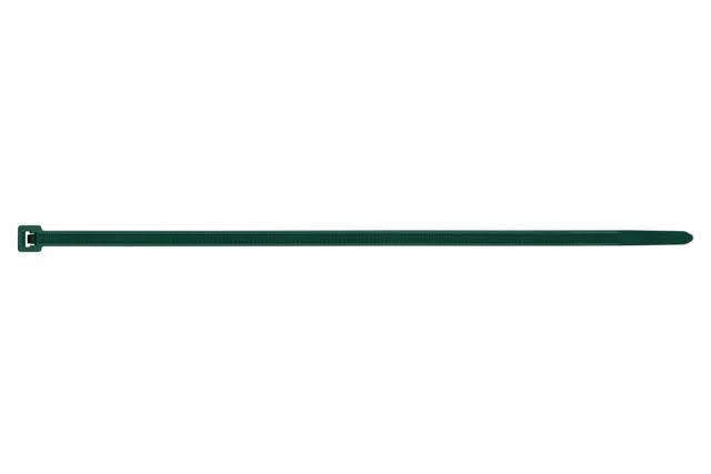 Boite de 100-Collier nylon cranté vert Filetage M Diam. mm L 100 mm INDEX-BC25100VE