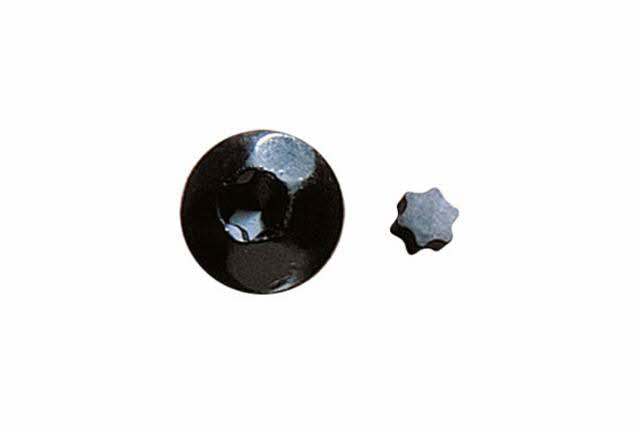 Boite de 100-Étoile pour tête inviolable. Noire Filetage M Diam. mm L mm INDEX-ESTRINV40N