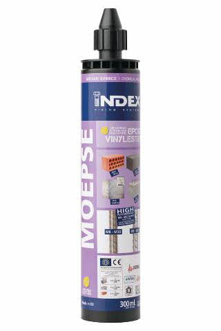 Boite de 12 Cartouche INDEX scellement chimique epoxy -MOEPSE410