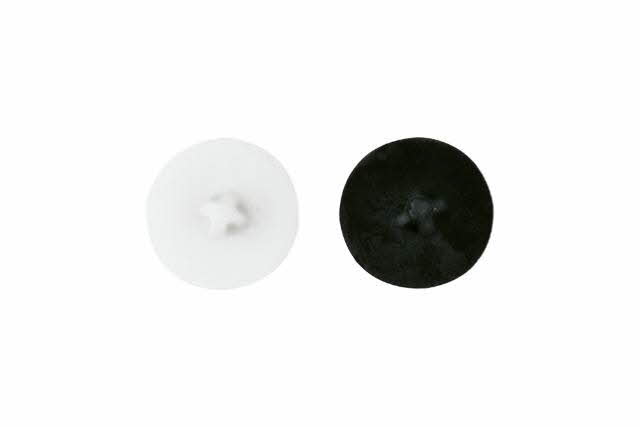 BOITE INDEX DE 1000-CAPUCHON BLANC ET NOIR POUR VIS PVC-70 FILETAGE M Ø MM L 4 MM -P70TPNG