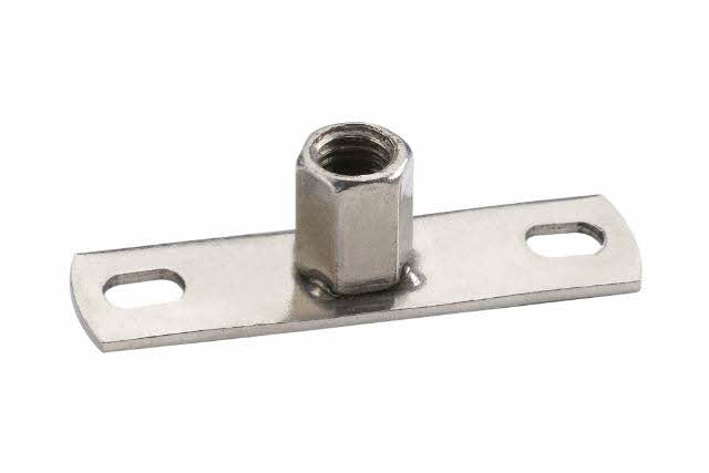 Boite de 100-Platine de fixation inoxydable A4 Filetage M8 Diam. mm L mm INDEX-PFA4M0810
