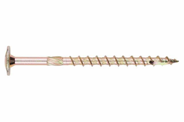 BOITE INDEX DE 50-VIS À BOIS À HAUT RENDEMENT BICHROMATÉE TÊTE LARGE FILETAGE M8 Ø MM L 100 MM -TECBT80100