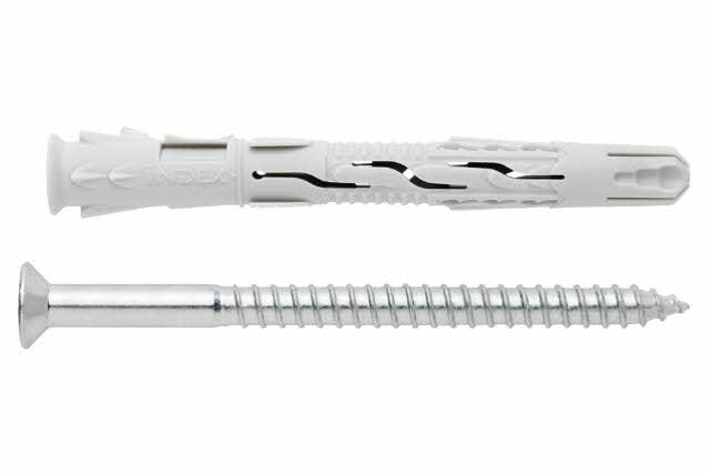 BOITE INDEX DE 50-CHEVILLE NYLON UNIVERSELLE À HAUT RENDEMENT FILETAGE M10 Ø 10 MM L 100 MM -TNUXA10100