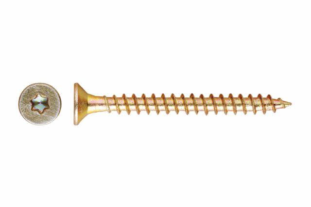 BOITE INDEX DE 250-VIS À BOIS. TÊTE FRAISÉE. EMPREINTE TX FILETAGE M6 Ø MM L 60 MM -TPTO60060