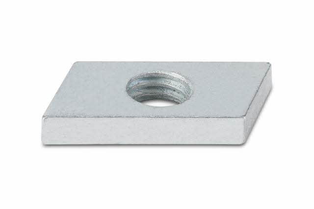 Boite de 100-Écrous pour guide perforé Filetage M6 Diam. mm L mm INDEX-TUG201006