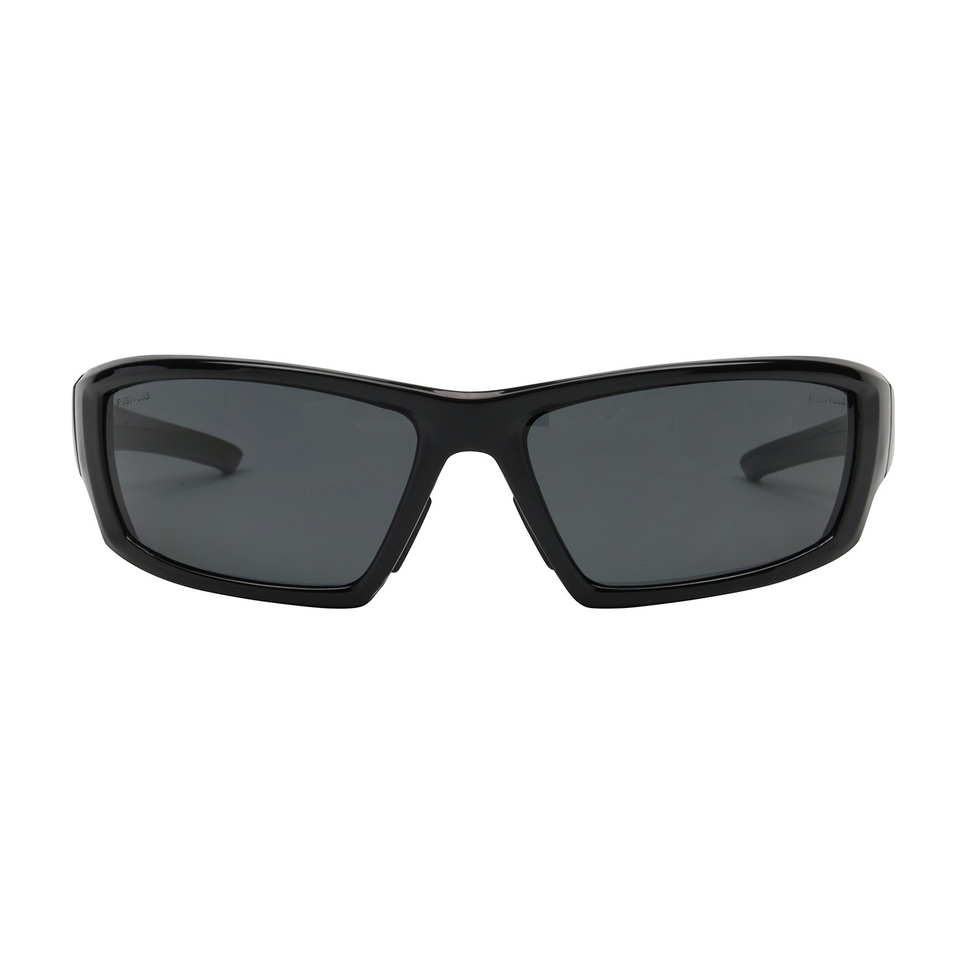 Lunettes à monture noire et verres polarisés/fumés Sunburst - BOUTON OPTICAL - 250-47-0041-EN