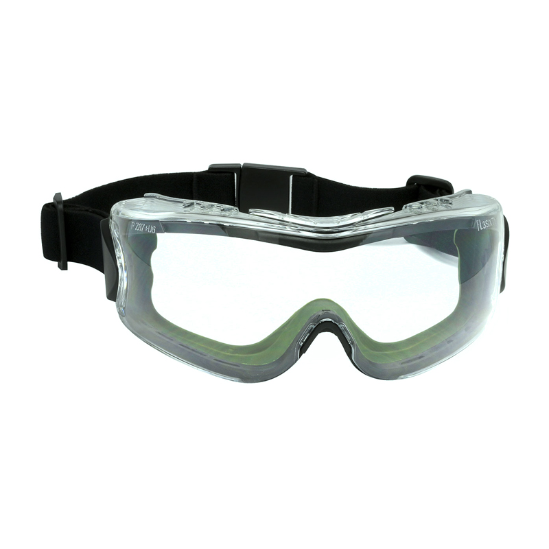 Lunettes de protection à ventilation indirecte vert MISSION - PIP - 251-63-0520-EN