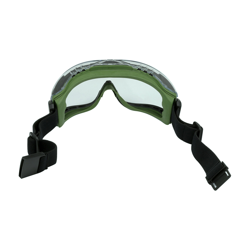 Lunettes de protection à ventilation indirecte vert MISSION - PIP - 251-63-0520-EN