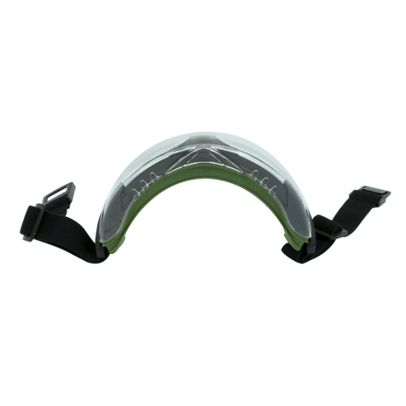Lunettes de protection à ventilation indirecte vert MISSION - PIP - 251-63-0520-EN
