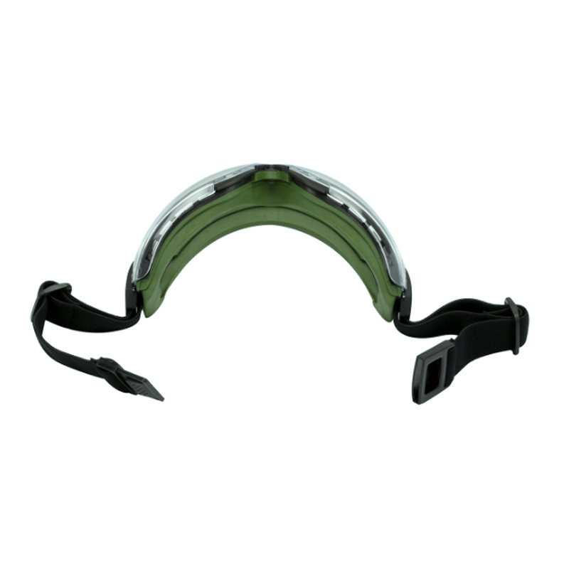 Lunettes de protection à ventilation indirecte vert MISSION - PIP - 251-63-0520-EN