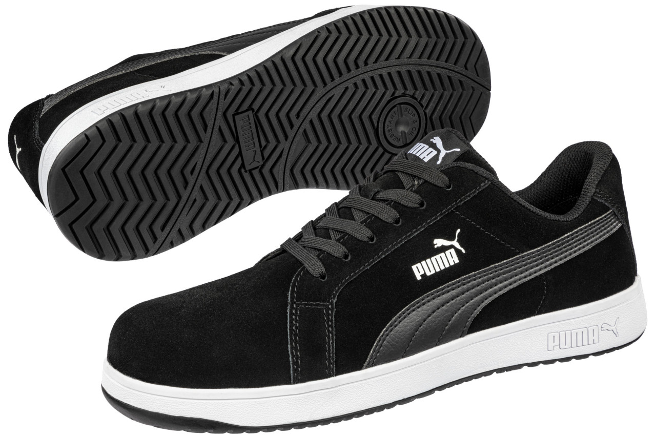 Chaussures de sécurité basses S1PL ESD ICONIC noir - PUMA SAFETY - 640010