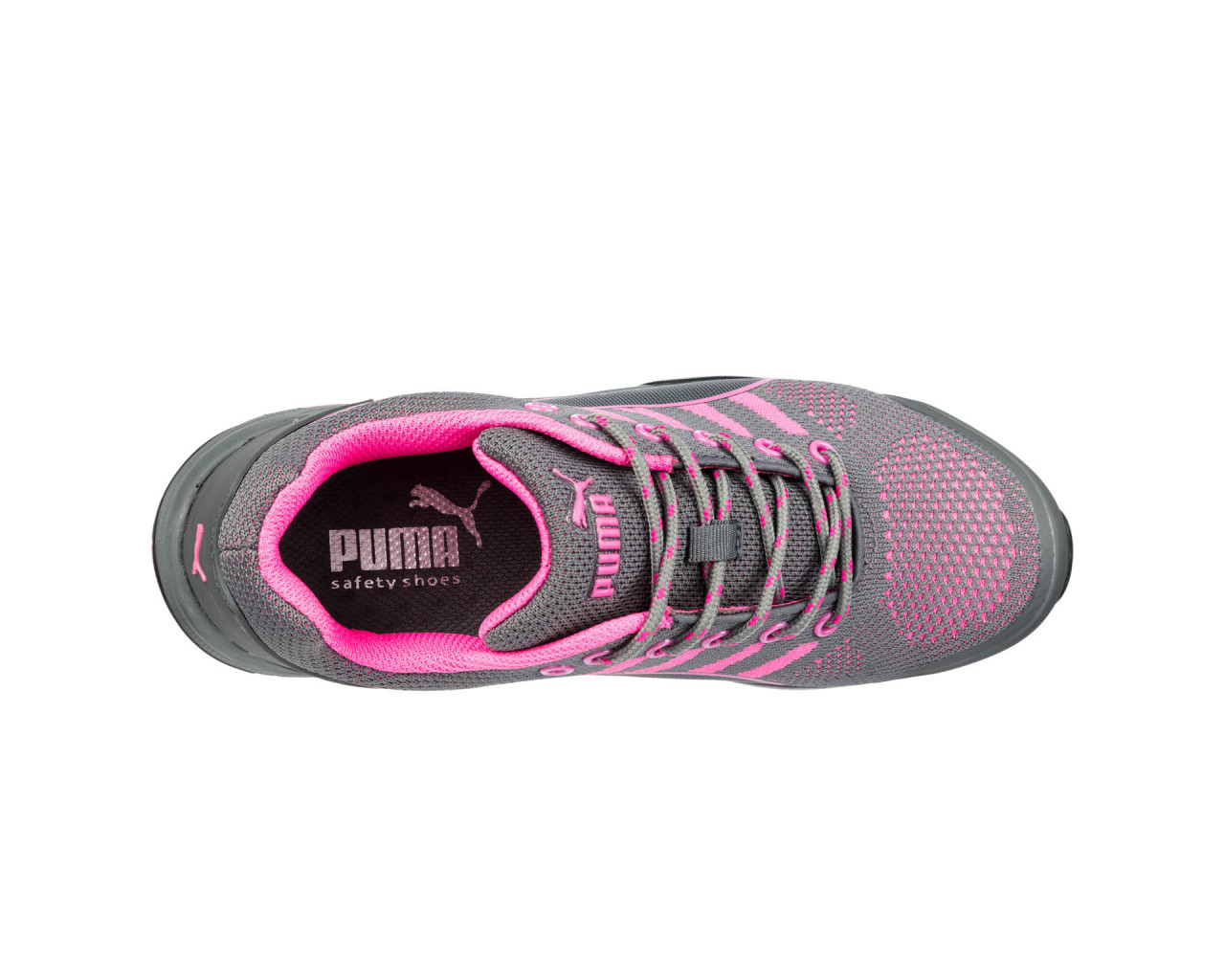 Chaussures de sécurité basses pour femme S1 Celerity Knit gris/rose - PUMA SAFETY - 642910