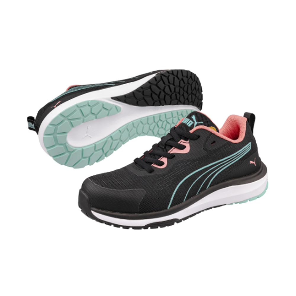 Chaussures de sécurité basses CELERITY KNIT BLEU/CORAIL LOW S1PS ESD FO HRO SR bleu/corail PUMA - 642970