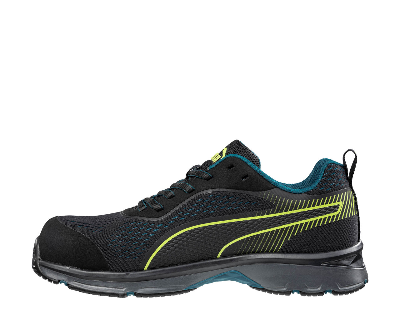 Chaussures de sécurité basses Femme S1P ESD FUSE KNIT noir/vert - PUMA SAFETY - 643930