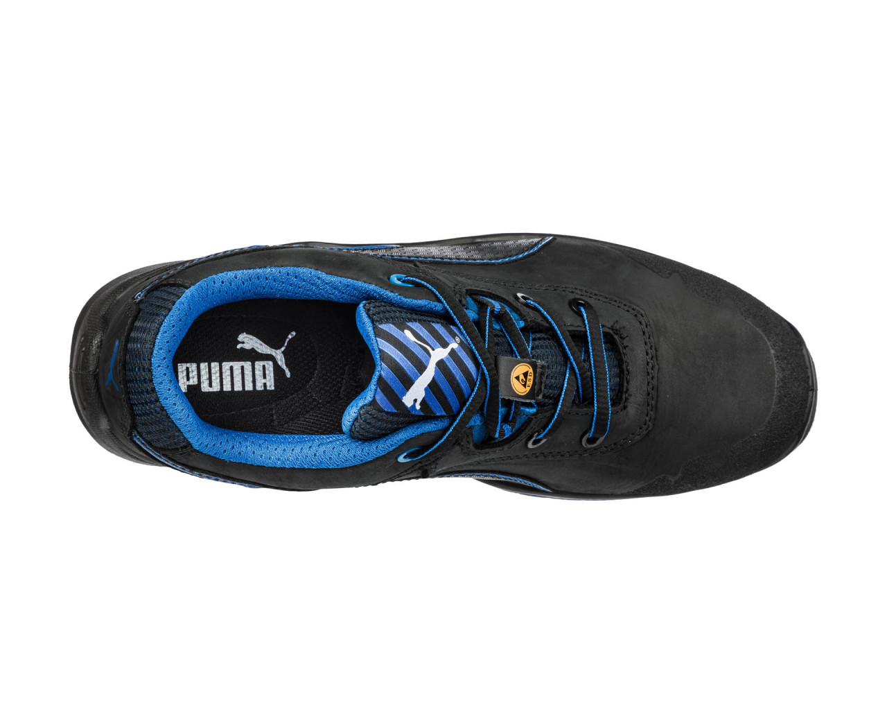 Chaussures de sécurité basses S3 ESD ARGON noir/bleu - PUMA SAFETY - 644220