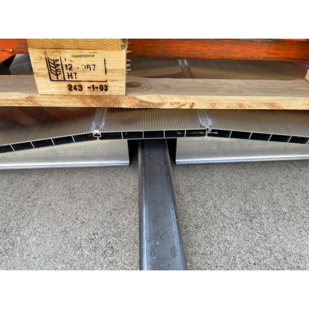 Rampe d'accès type pont 105x950x1450 mm - 1000kg - METALMEC - MM551S09514