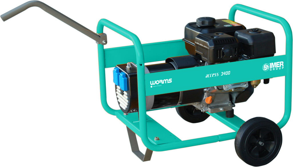 Groupe électrogène ACCESS 3400 2,7kW essence mono WORMS IMER