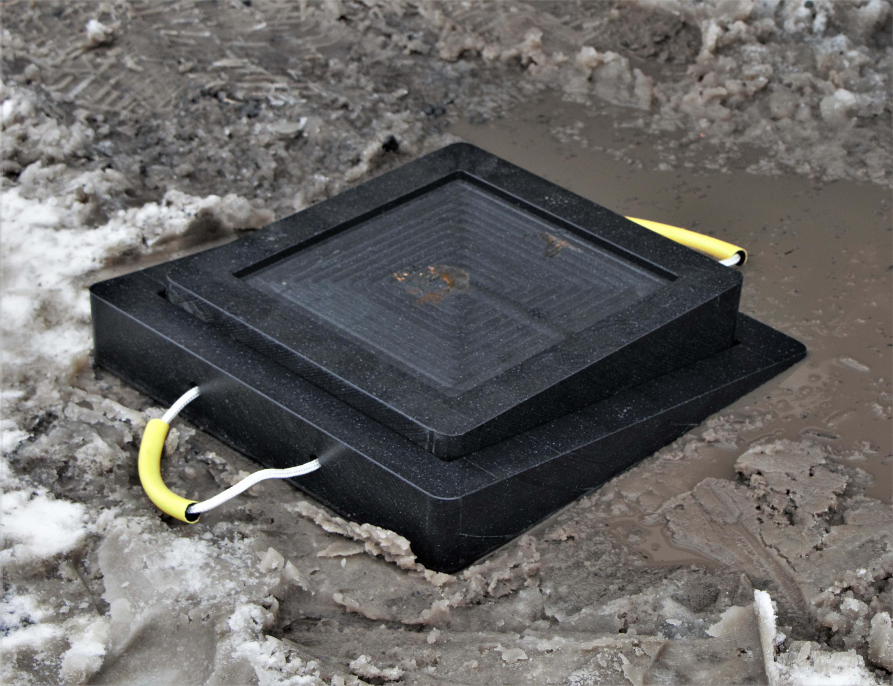 Plaque calage 400 x 400 x 80 7,2kg 10t LODAX