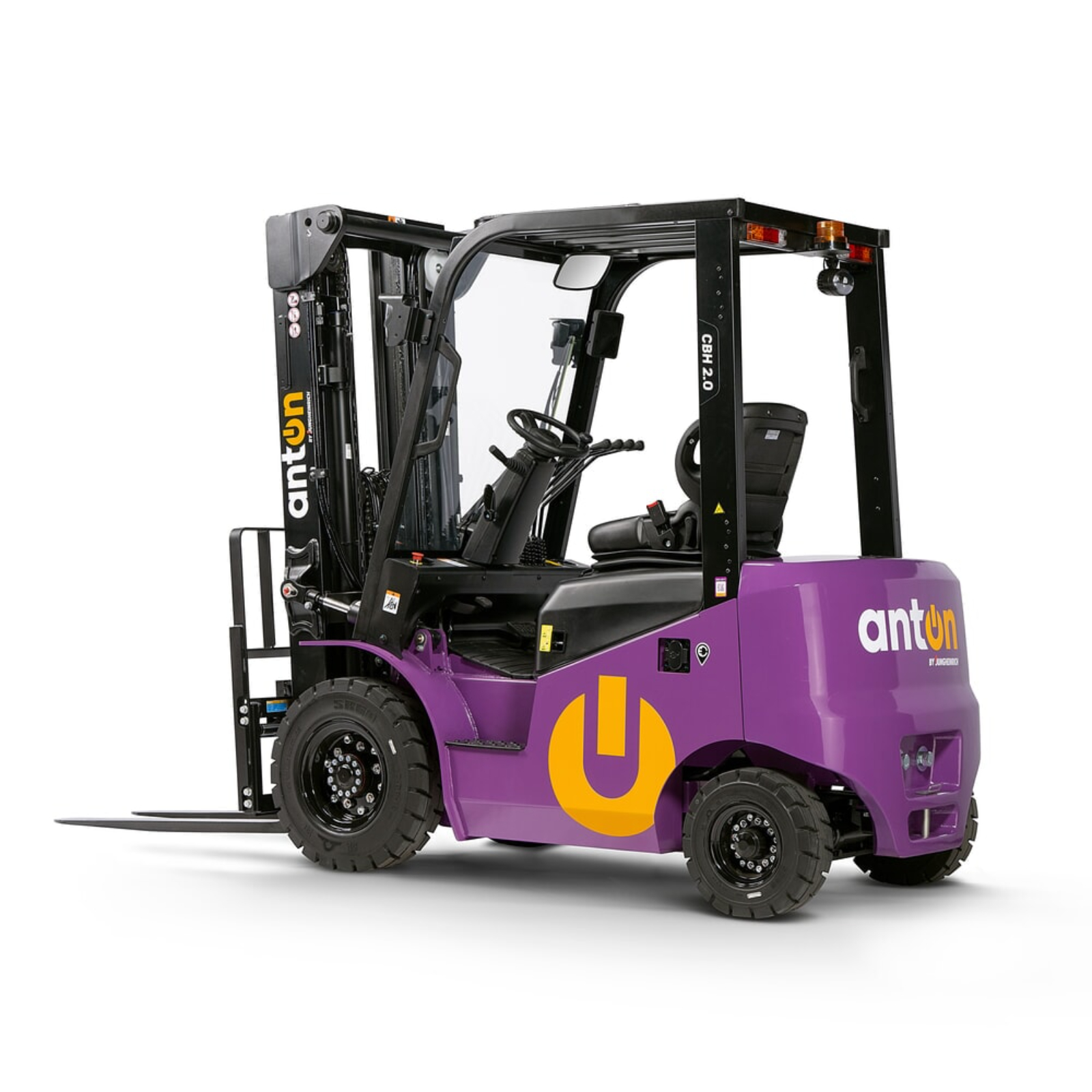 Chariot élévateur électrique CBH 2.0 hauteur levée max 4800 mm cabine intempéries ECO  JUNGHEINRICH - 52536535