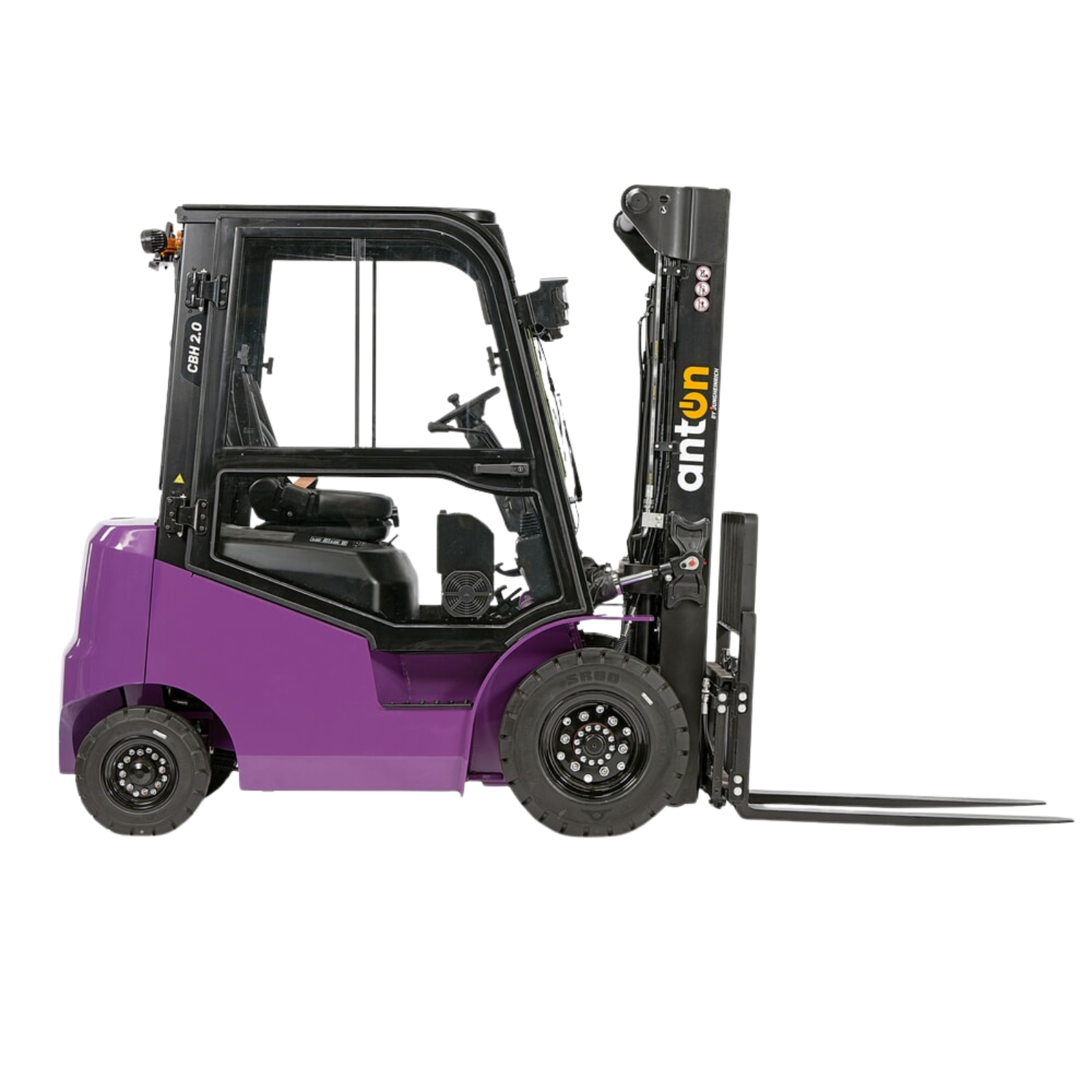 Chariot élévateur électrique CBH 2.0 hauteur levée max 4800 mm cabine intempéries Confort JUNGHEINRICH - 52536537