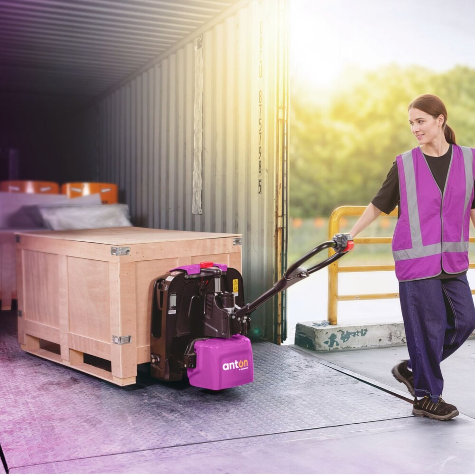 Transpalette électrique PTL 1.5 sans roues stabilisatrices JUNGHEINRICH - 52539304