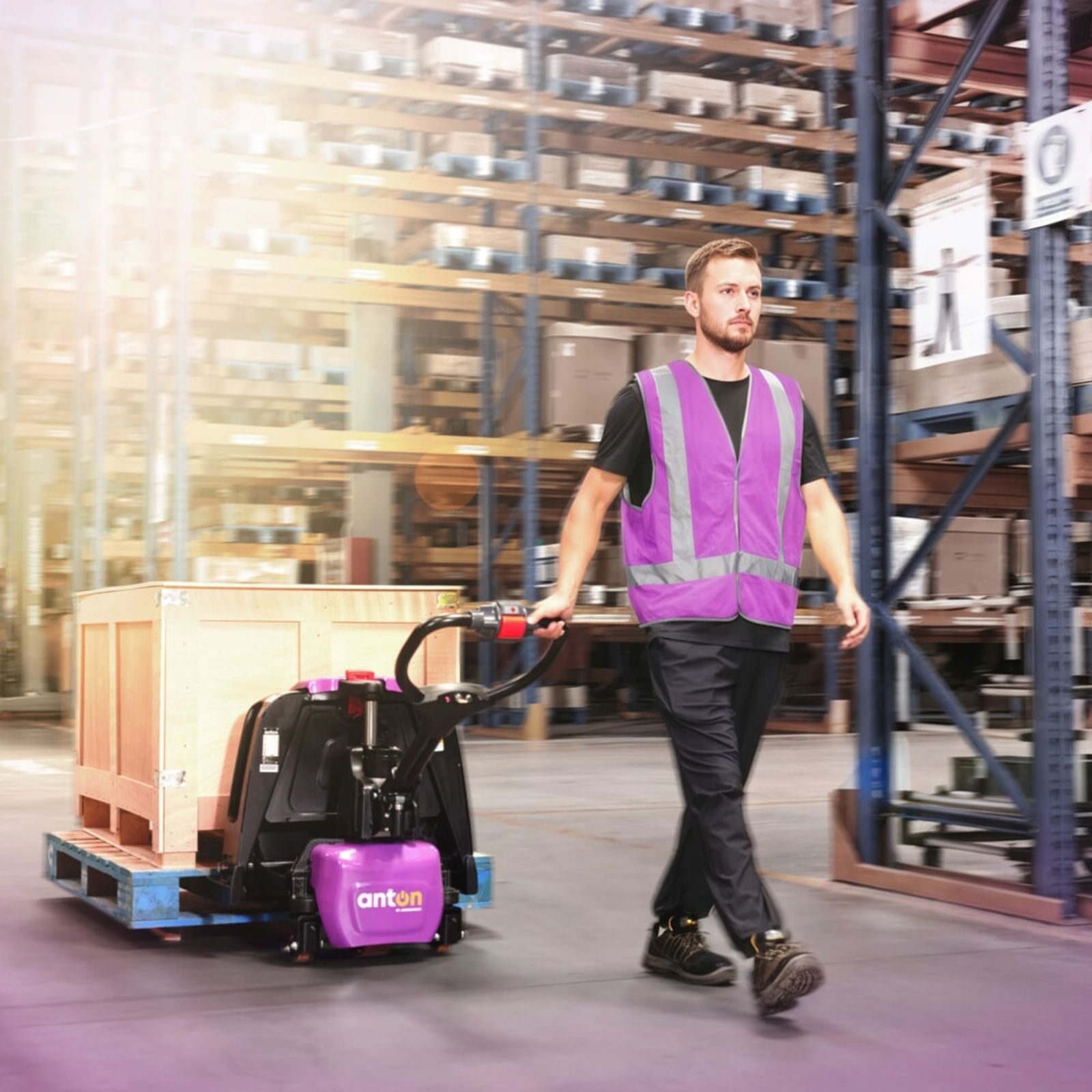 Transpalette électrique PTL 1.5 avec roues stabilisatrices JUNGHEINRICH - 52539978