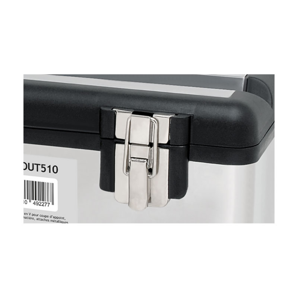 CAISSE À OUTILS BIMATIERE CADENASSABLE 510 X 280 X 220 MM - JOUANEL INDUSTRIE - BTE-OUT510