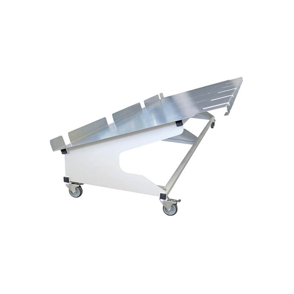 BAC DE RÉCUPÉRATION DES TÔLES SUR L'AVANT SUR ROULETTES POUR CISAILLE CGM3080 - JOUANEL INDUSTRIE - CGM3080-BL